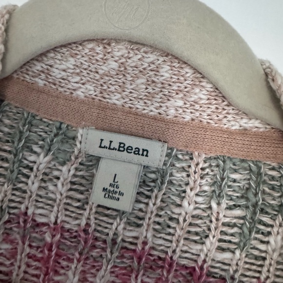 L.L. Bean Multicolor Patterned Cardigan - Picture 2 of 4